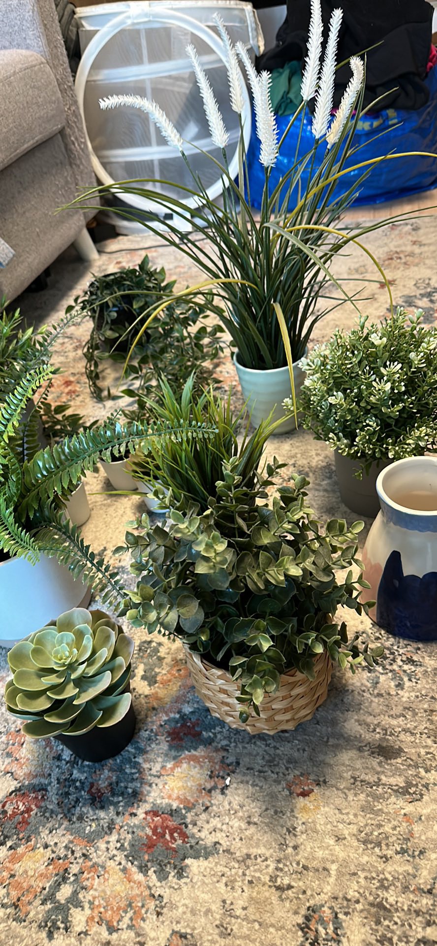 Ikea fake plants and pots - photo 2