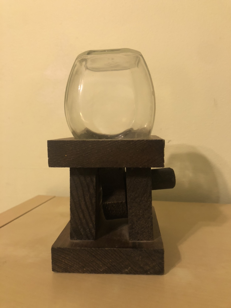 Vintage Knock on Wood Gumball Machine Dispenser - photo 3