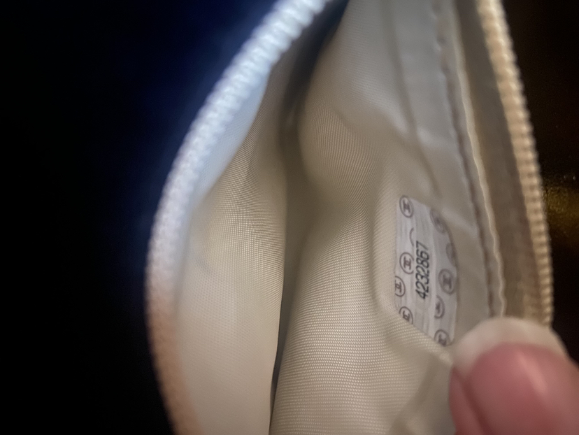 CHANEL vintage satin quilted evening bag Authentic image indicator(6)