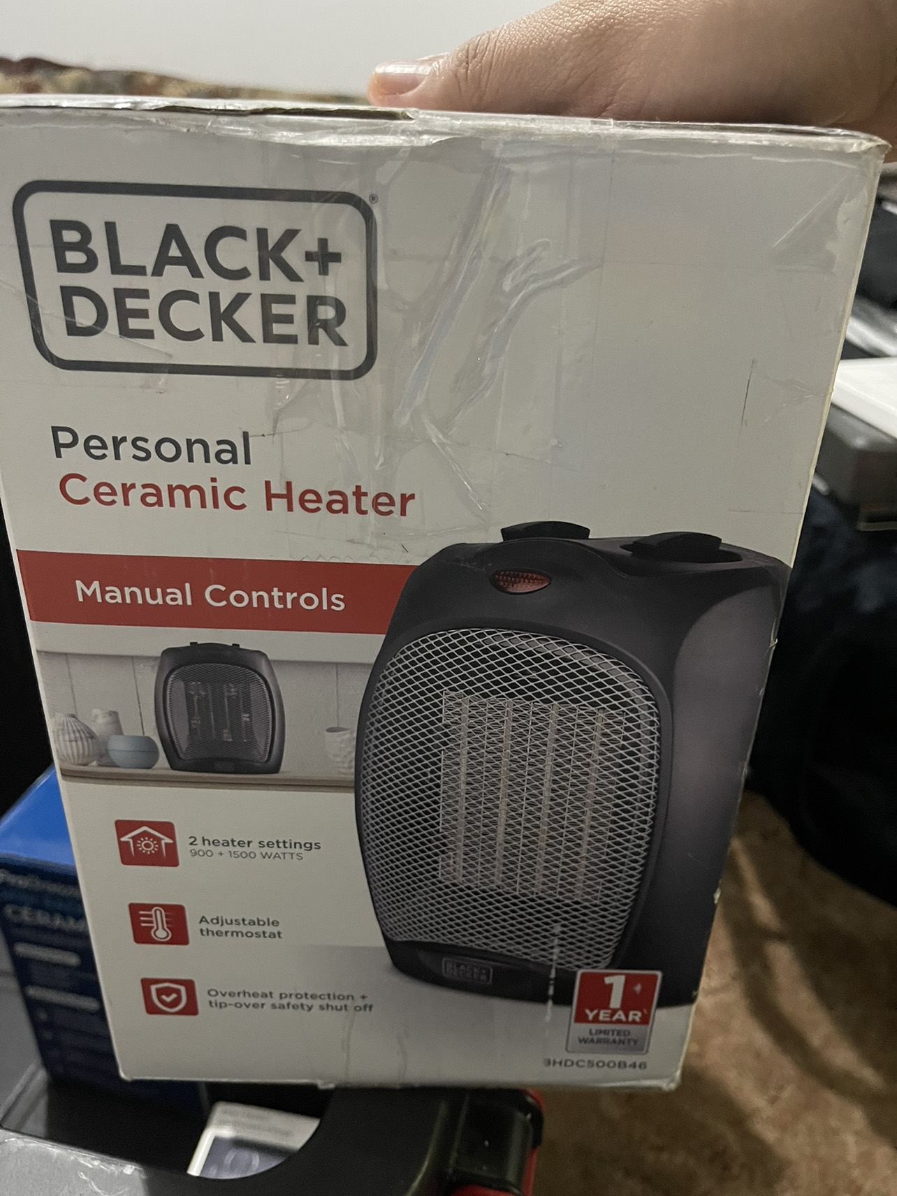 Black decker ceramic heater
