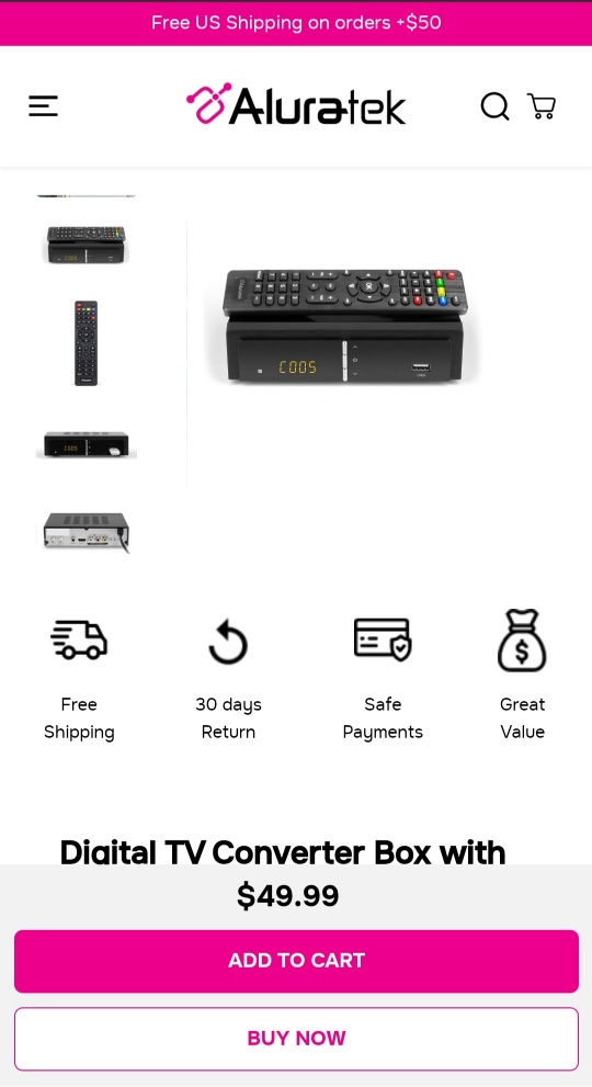 Digital  TV  Converter Box image indicator(4)