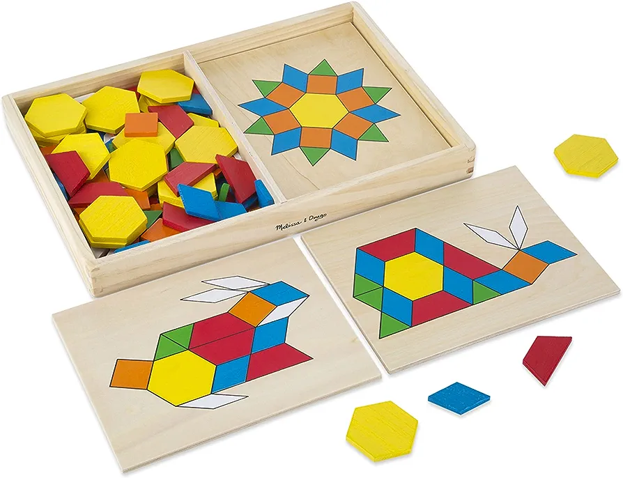 Melissa & Doug Pattern Blocks and Boards