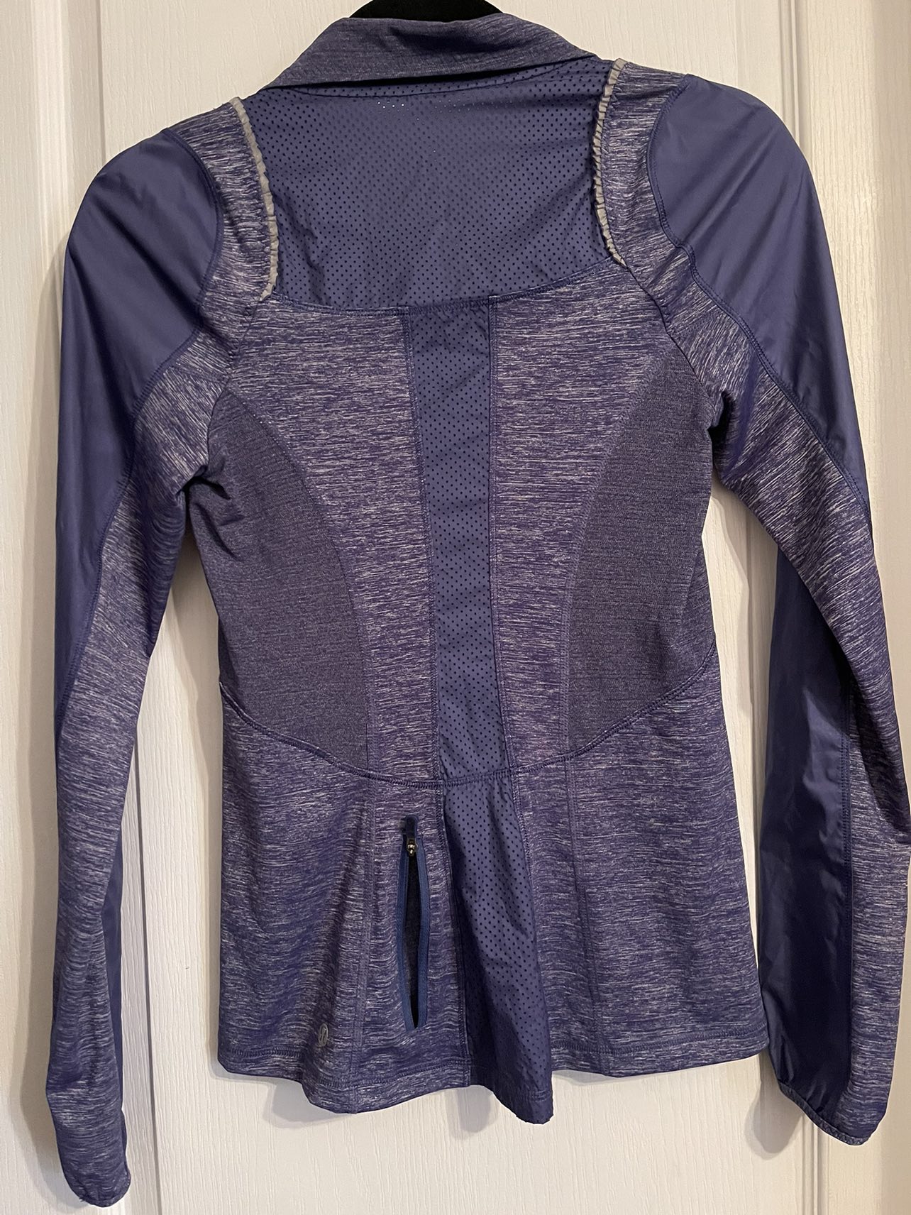 EUC Size 2 Lululemon Soft Shell Running Jacket Purple image indicator(3)