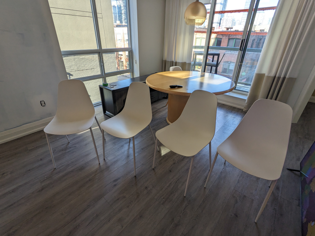 Dining Chairs - Article Svelti Pure White Dining Chairs