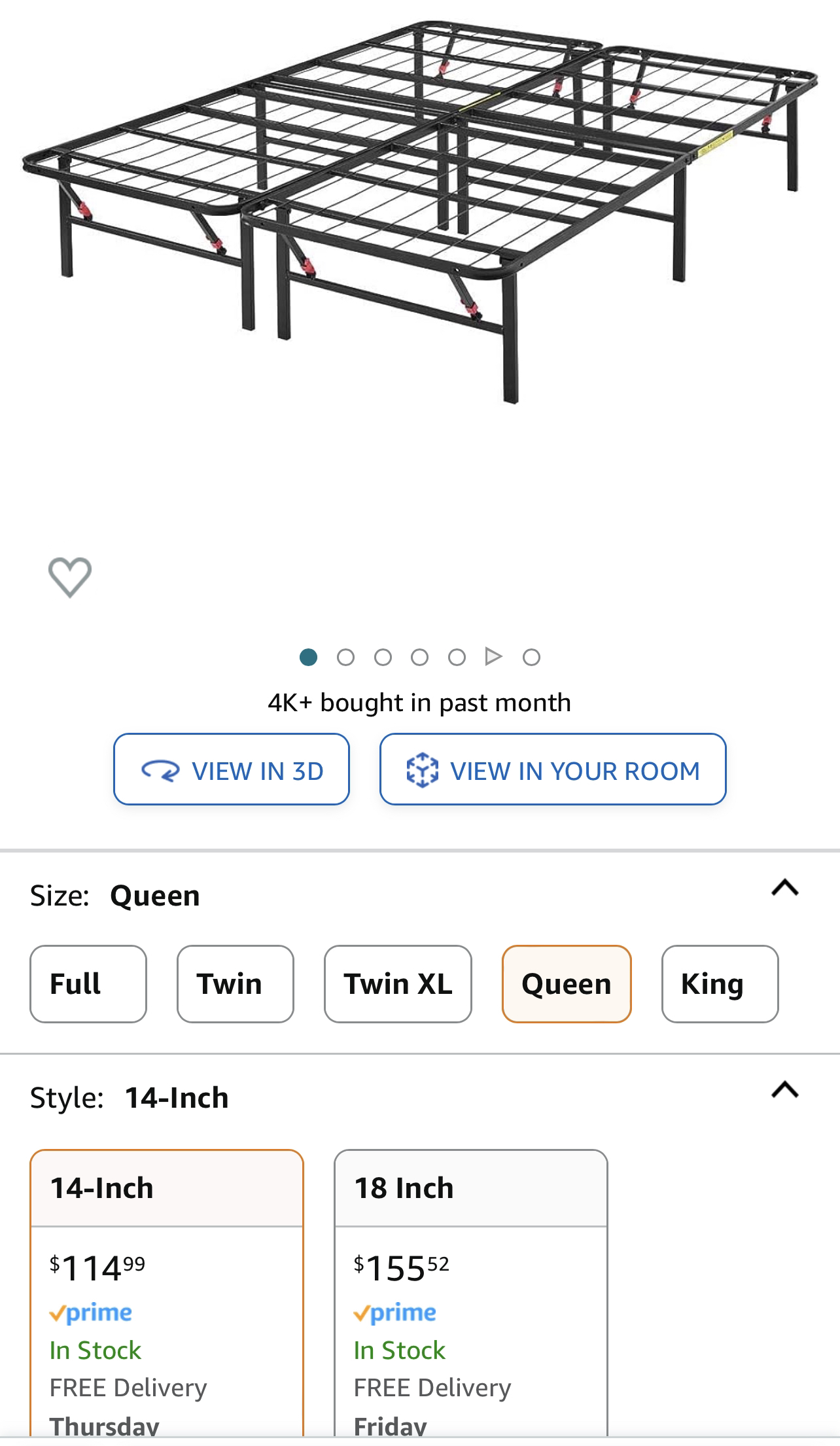 Bed frame (Full/twin) - photo 2