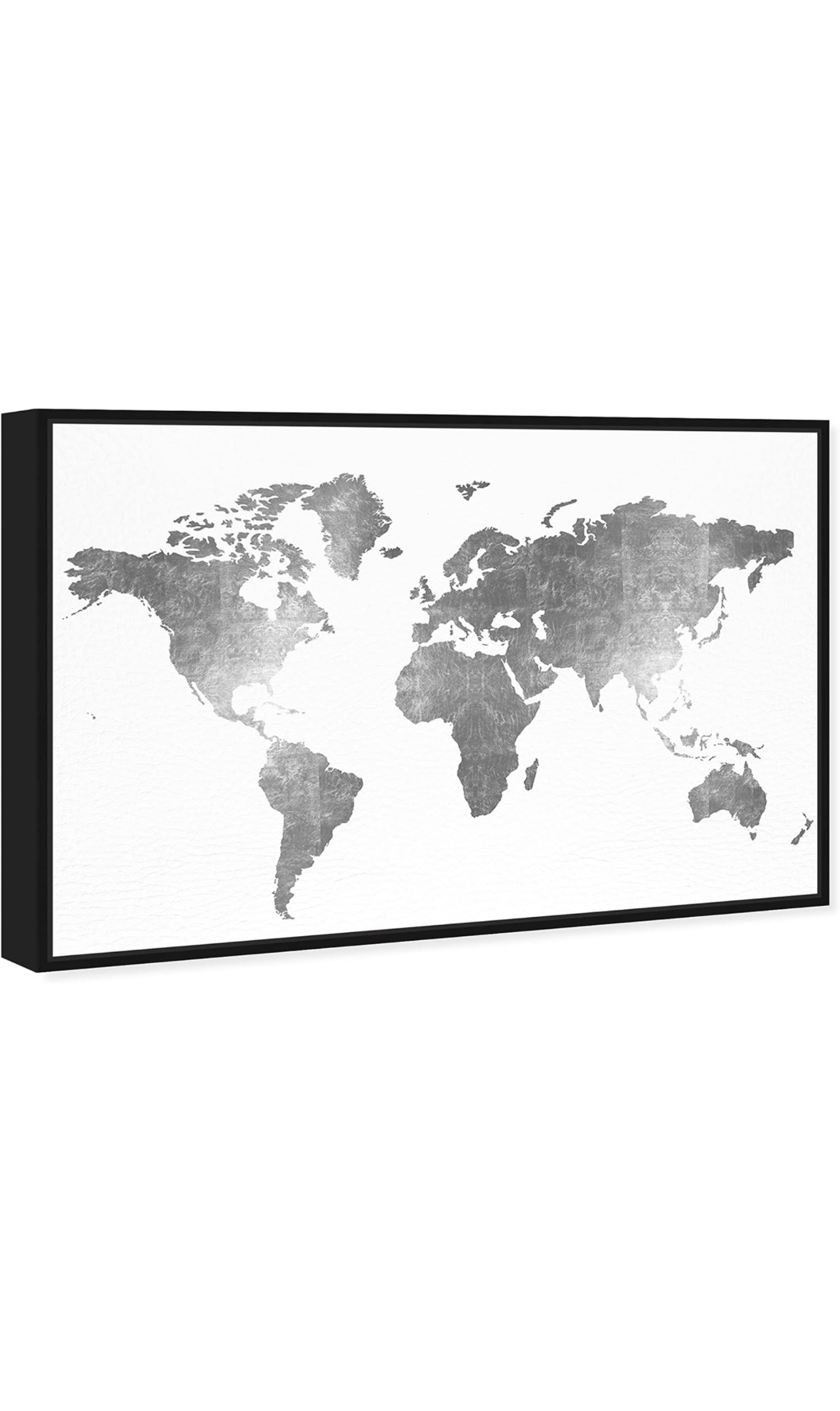 Framed Wood World Map - photo 4