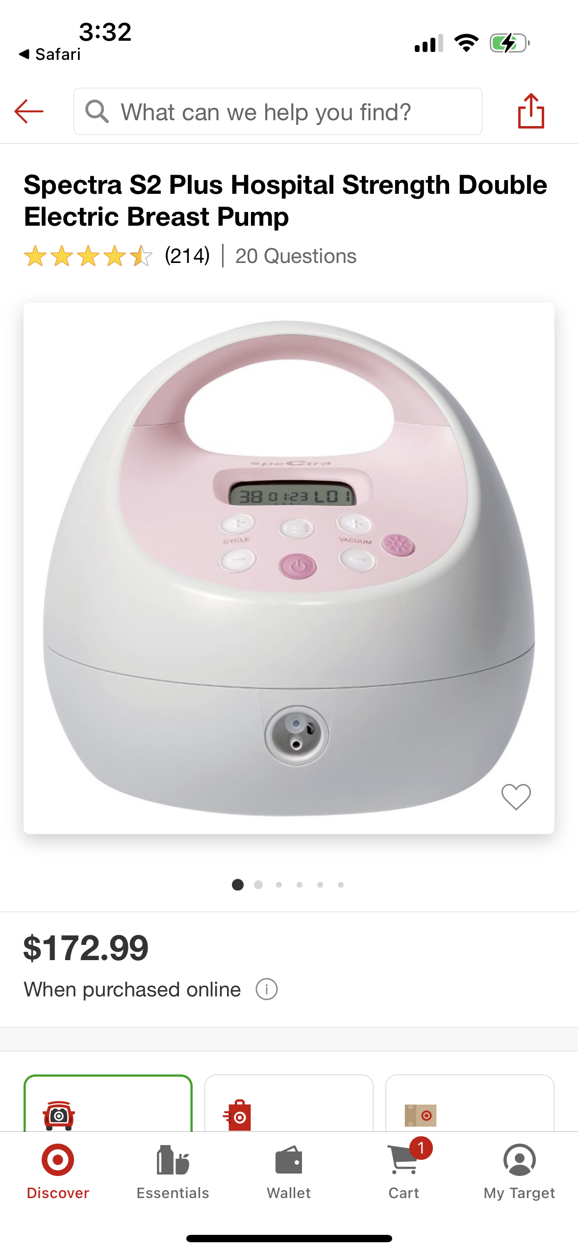 Espectro s2 breast pump