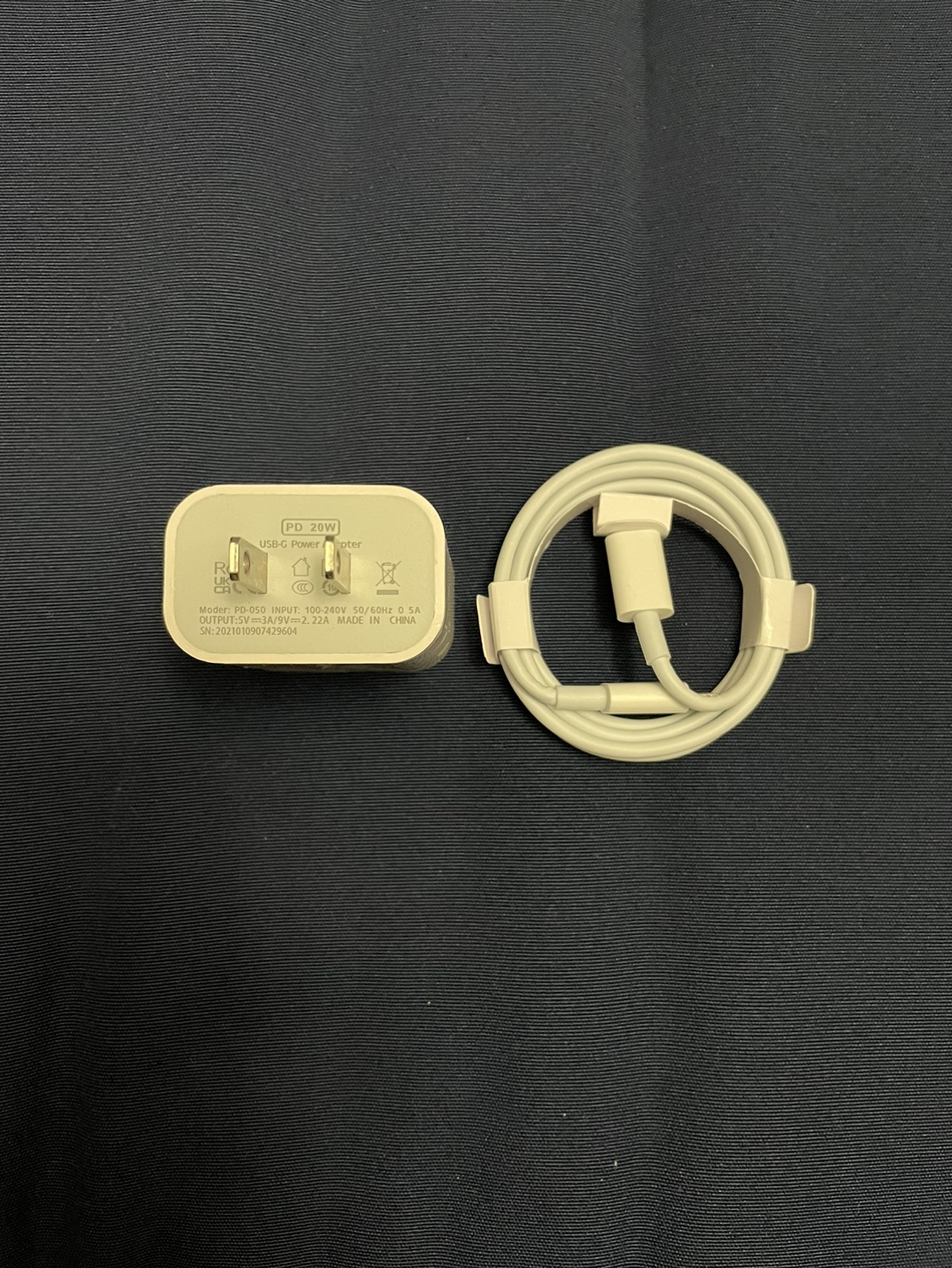 BRAND NEW - 20W IPhone Fast Charger Cable + Brick image indicator(2)