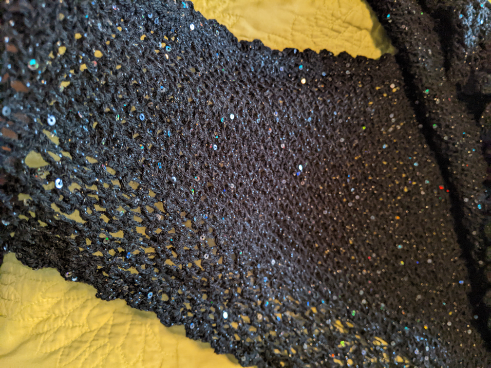 Handmade Sparkling Shawl#freebie#freecycle image indicator(4)