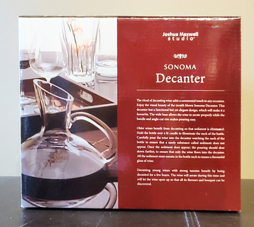 Joshua Maxwell Glass Wine Decanter image indicator(3)