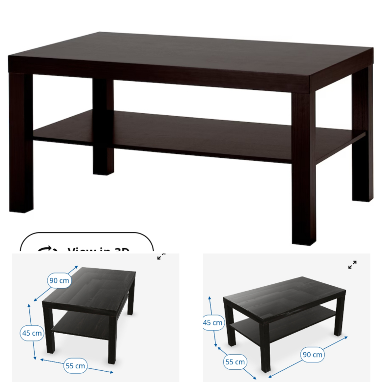 Ikea coffee table black image indicator(3)