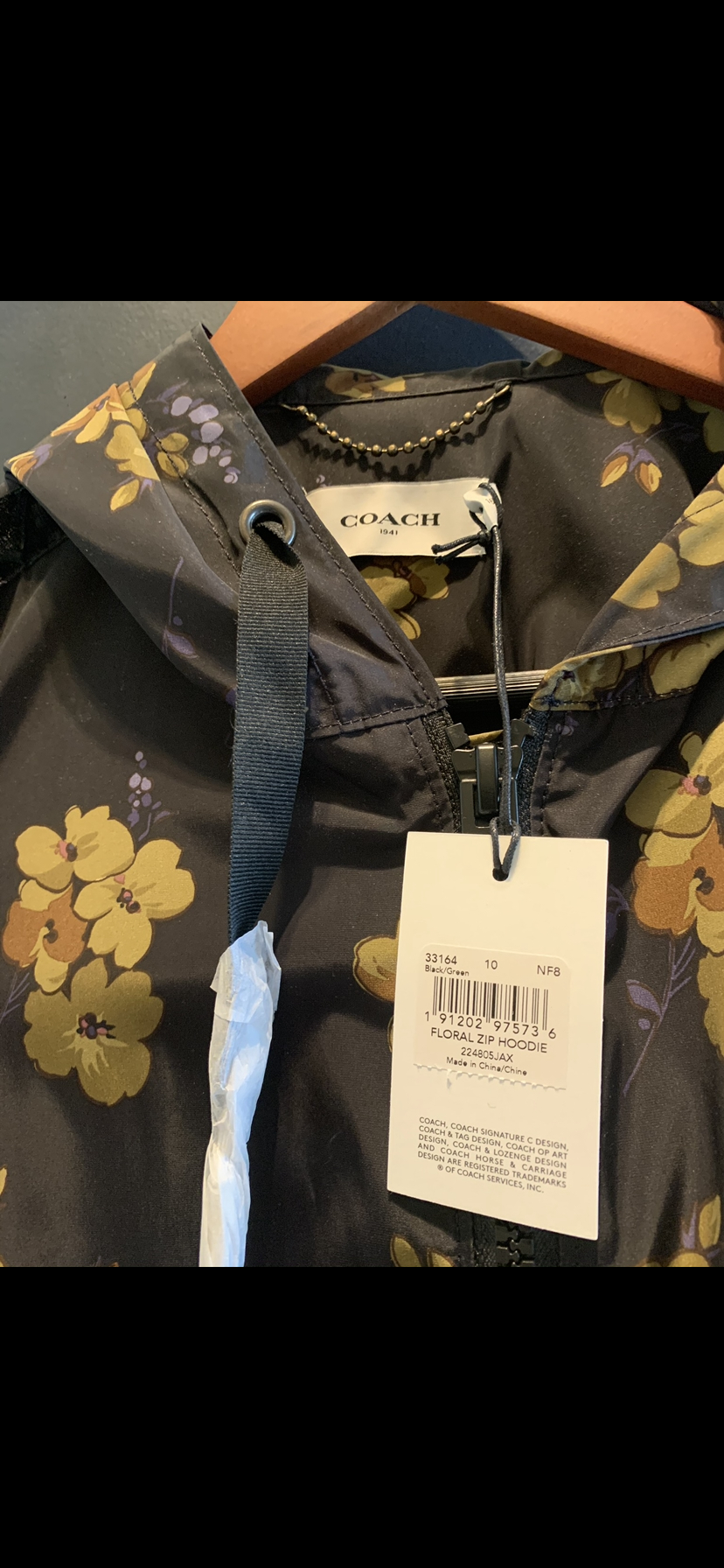 NEW Floral Windbreaker by COACH 🦃 image indicator(3)