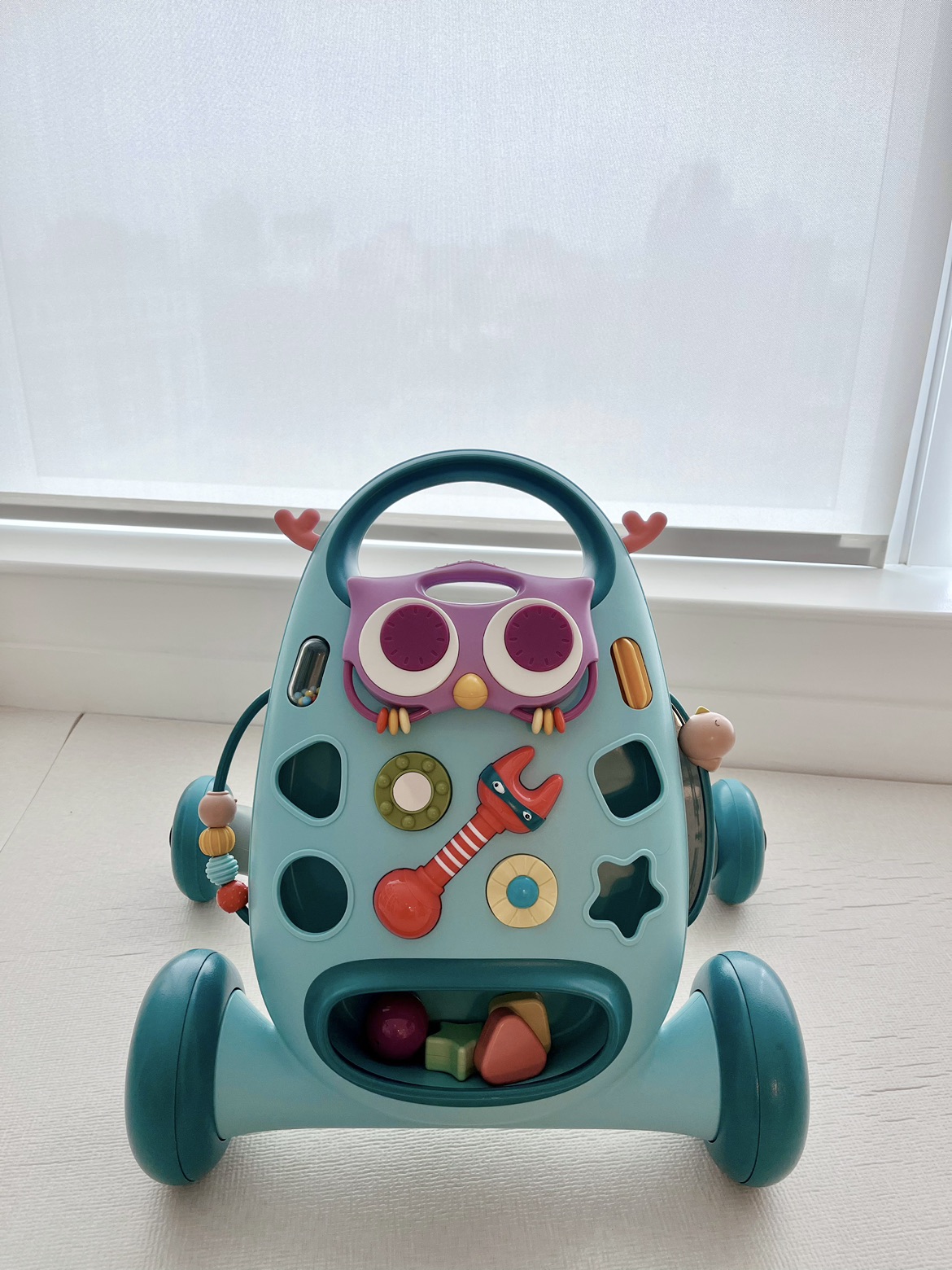 Korean Blue Rabbit Baby Walker