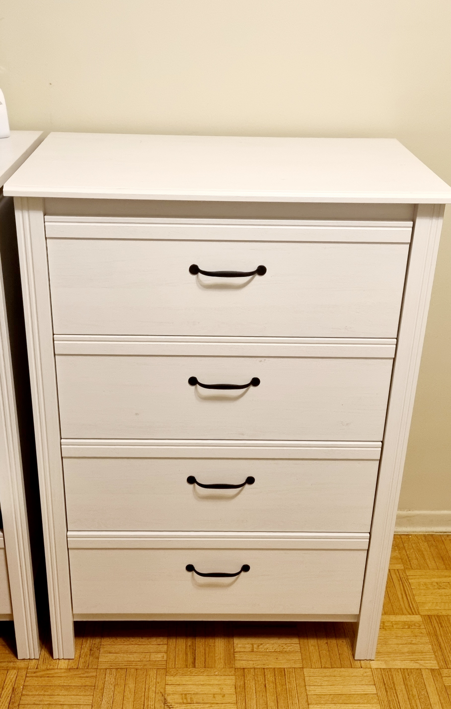 brusali 4 drawer dresser brown Ikea Brusali 4 Drawer Tall Dresser in brown stained oak veneer | in  Borrowash, Derbyshire