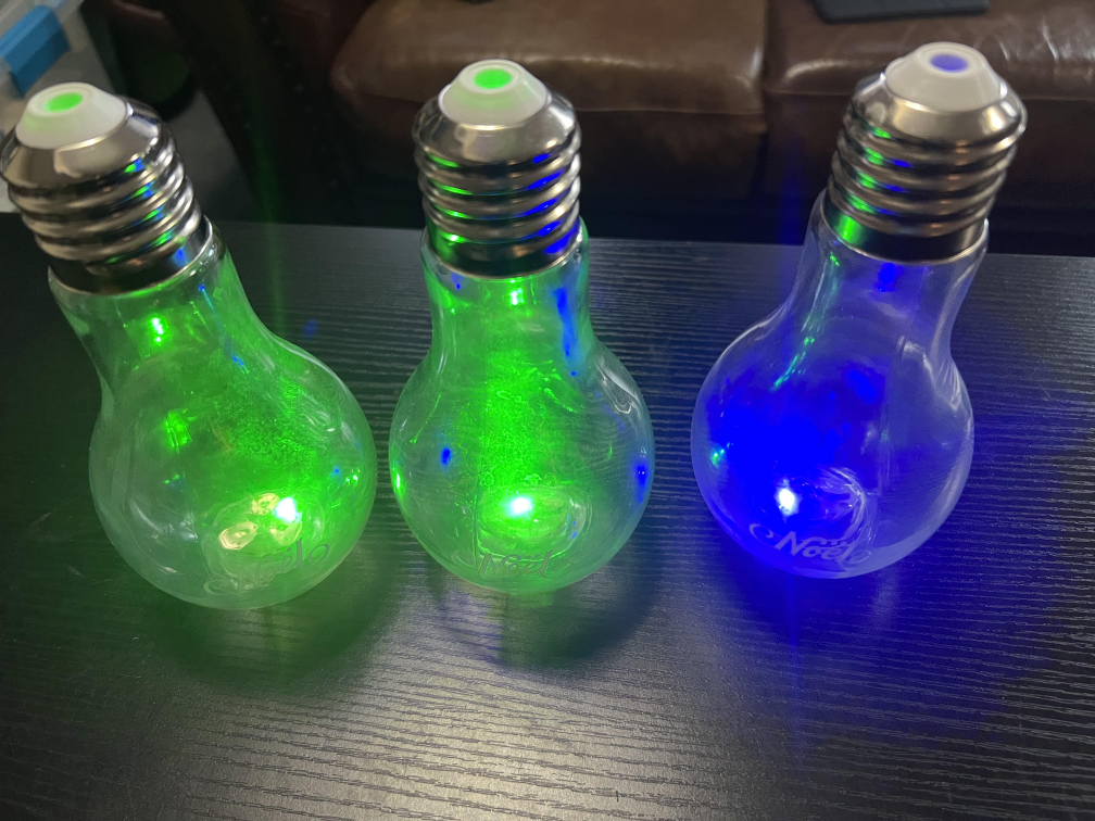 #FREECYCLE Bulb glasses with lights