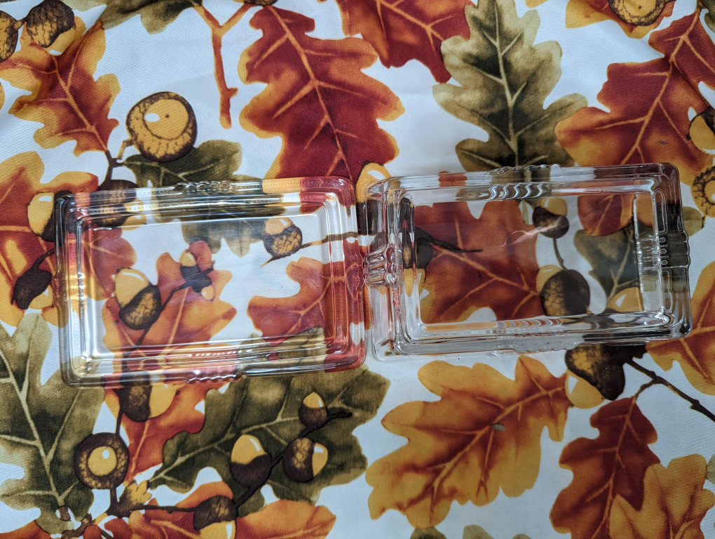 Clear Glass Vintage Butter Dish image indicator(3)