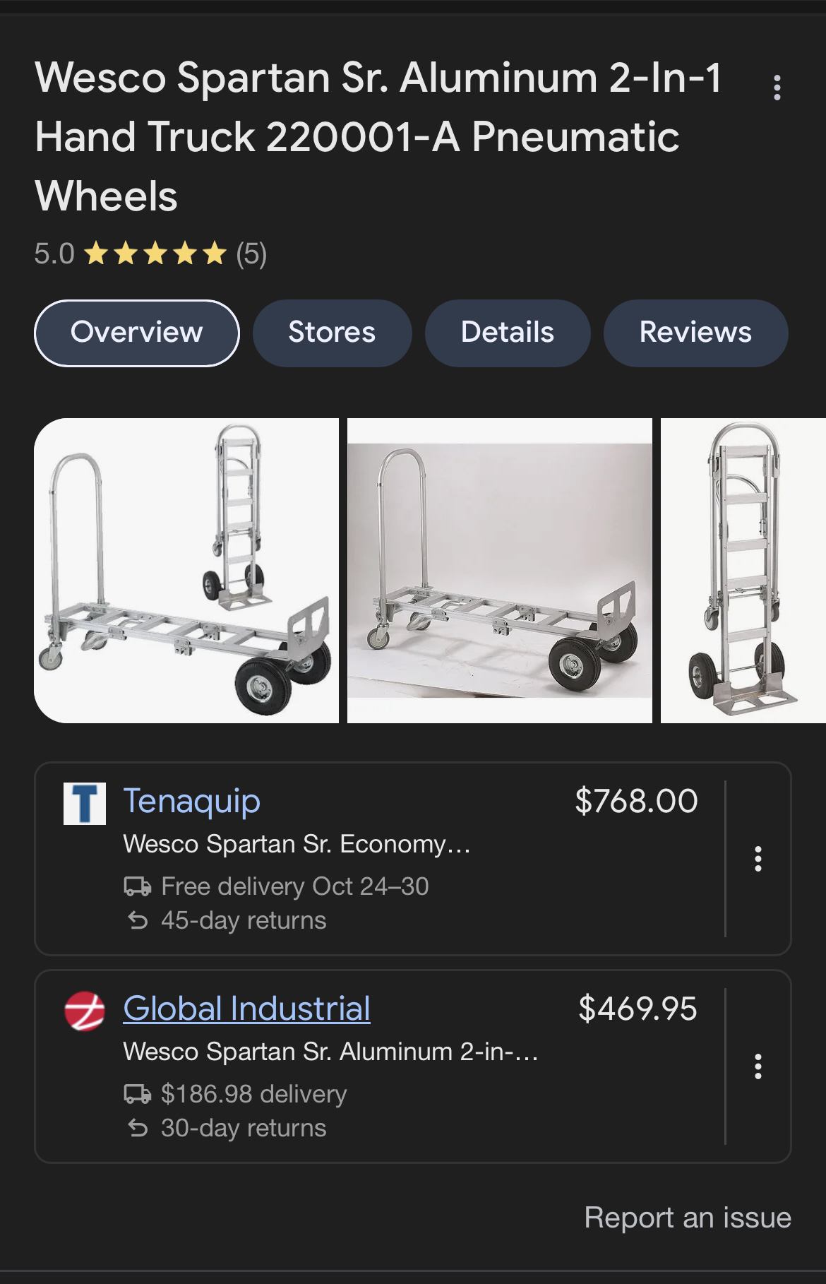 SPARTAN SR aluminum 2-1 Hand truck thumbnail