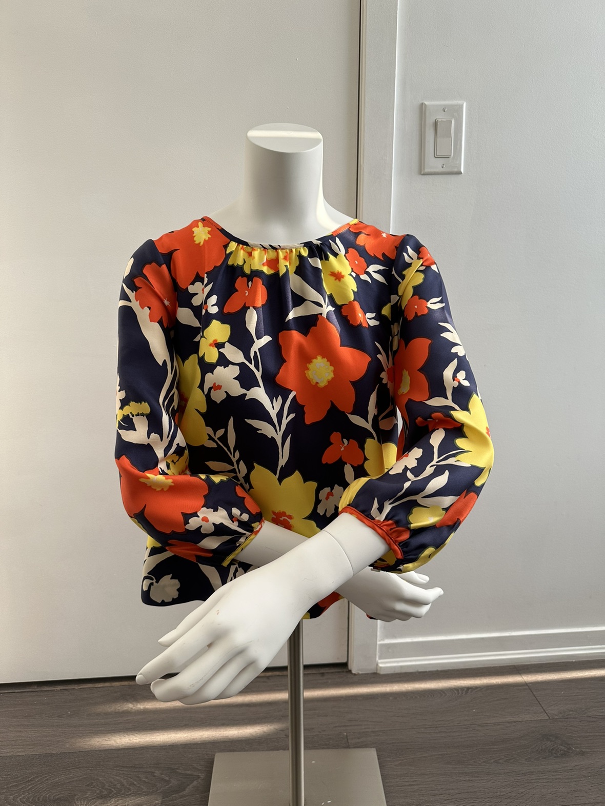 J. Crew 100% Silk Blouse