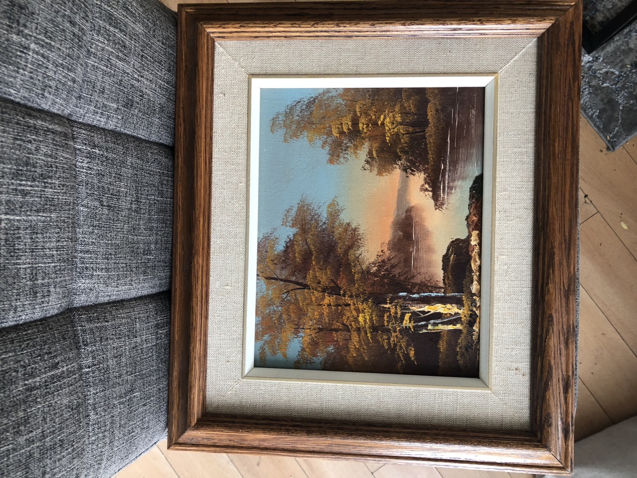 Collectible oil painting on canvas thumbnail