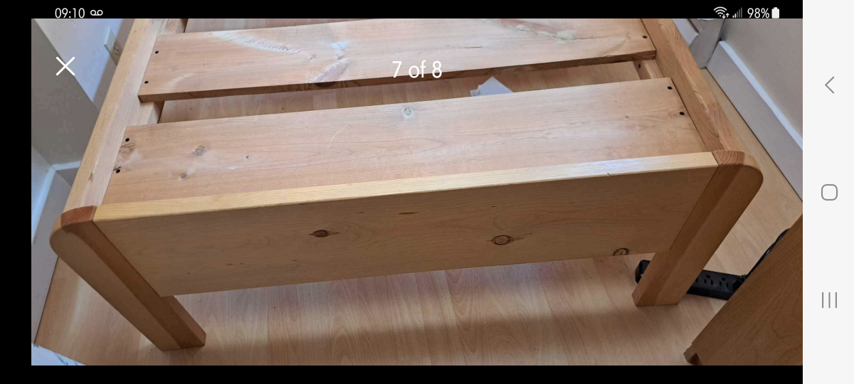 Twin bed (frame an matress) - photo 4