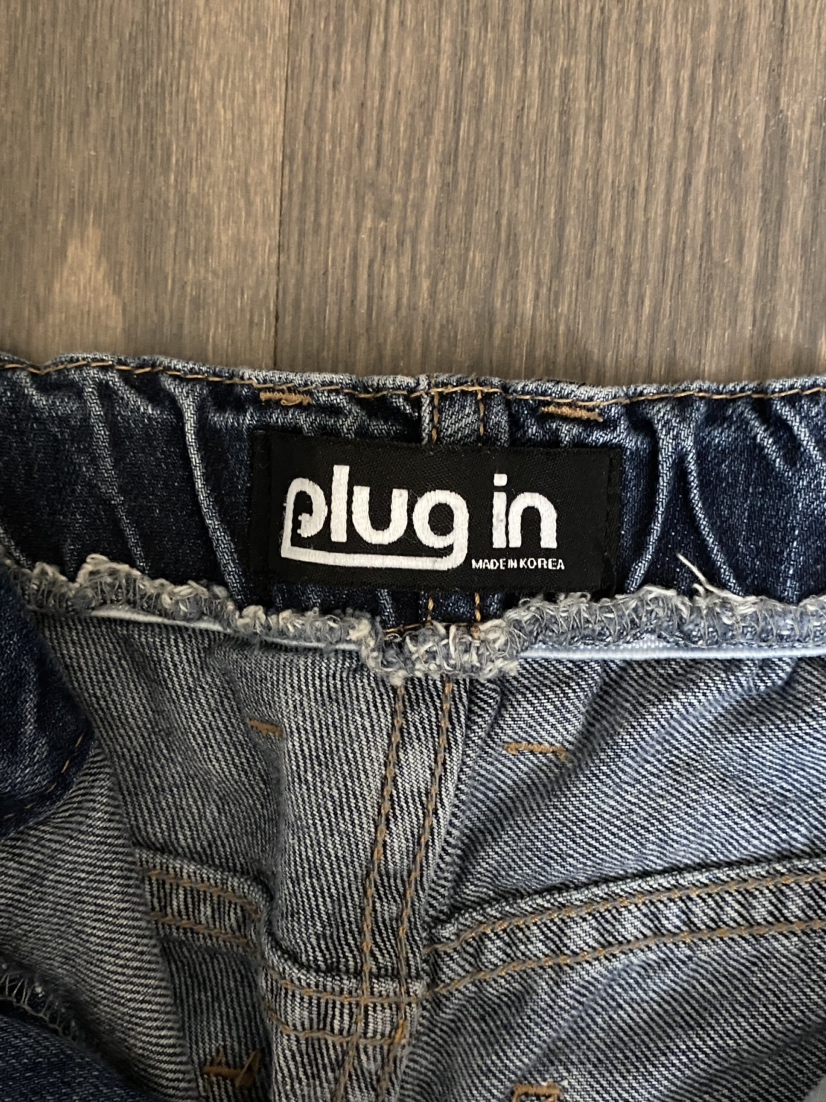 Dark blue jeans - elastic waist - photo 2