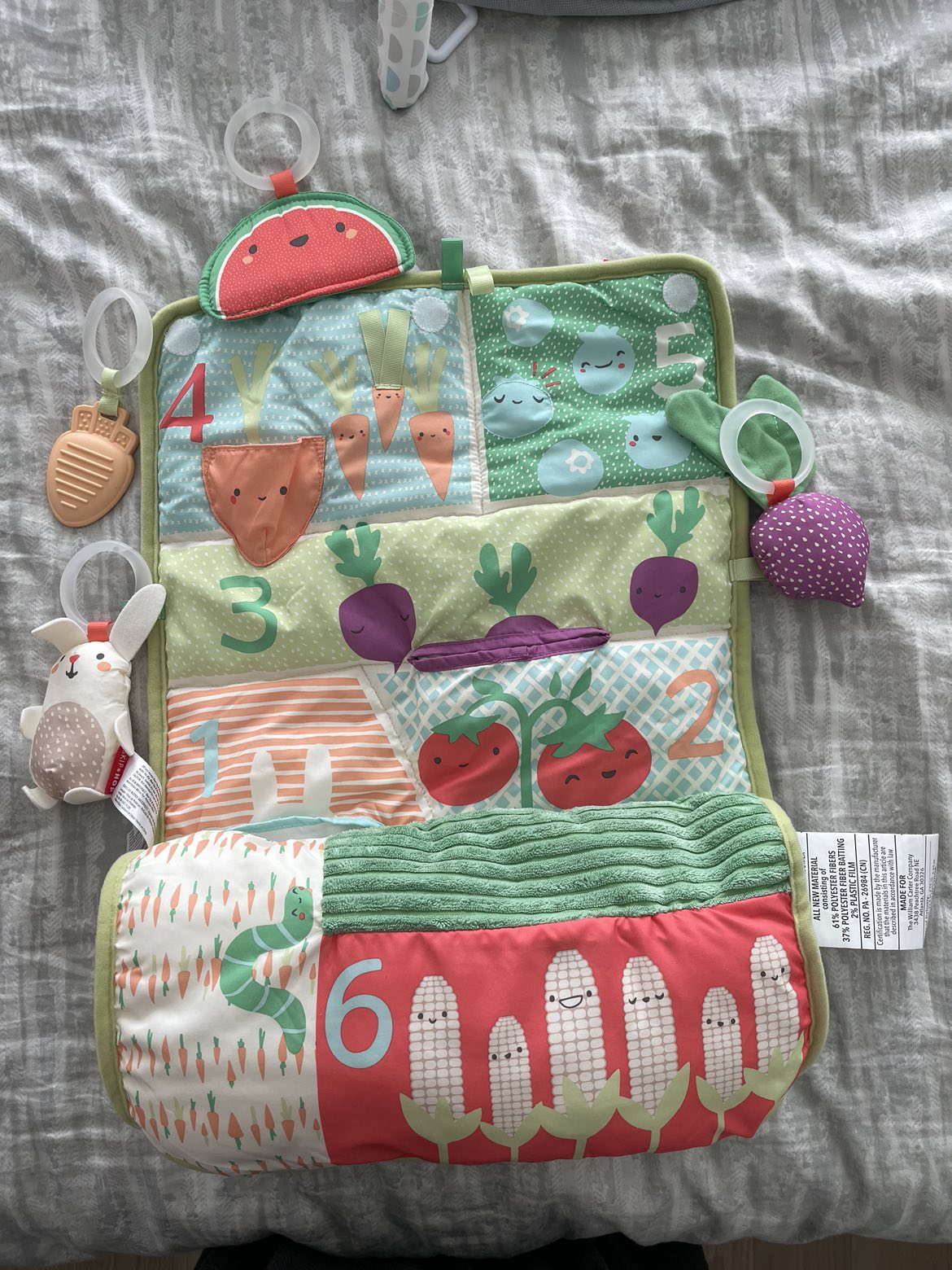 Skip hop baby tummy time play mat image indicator(2)