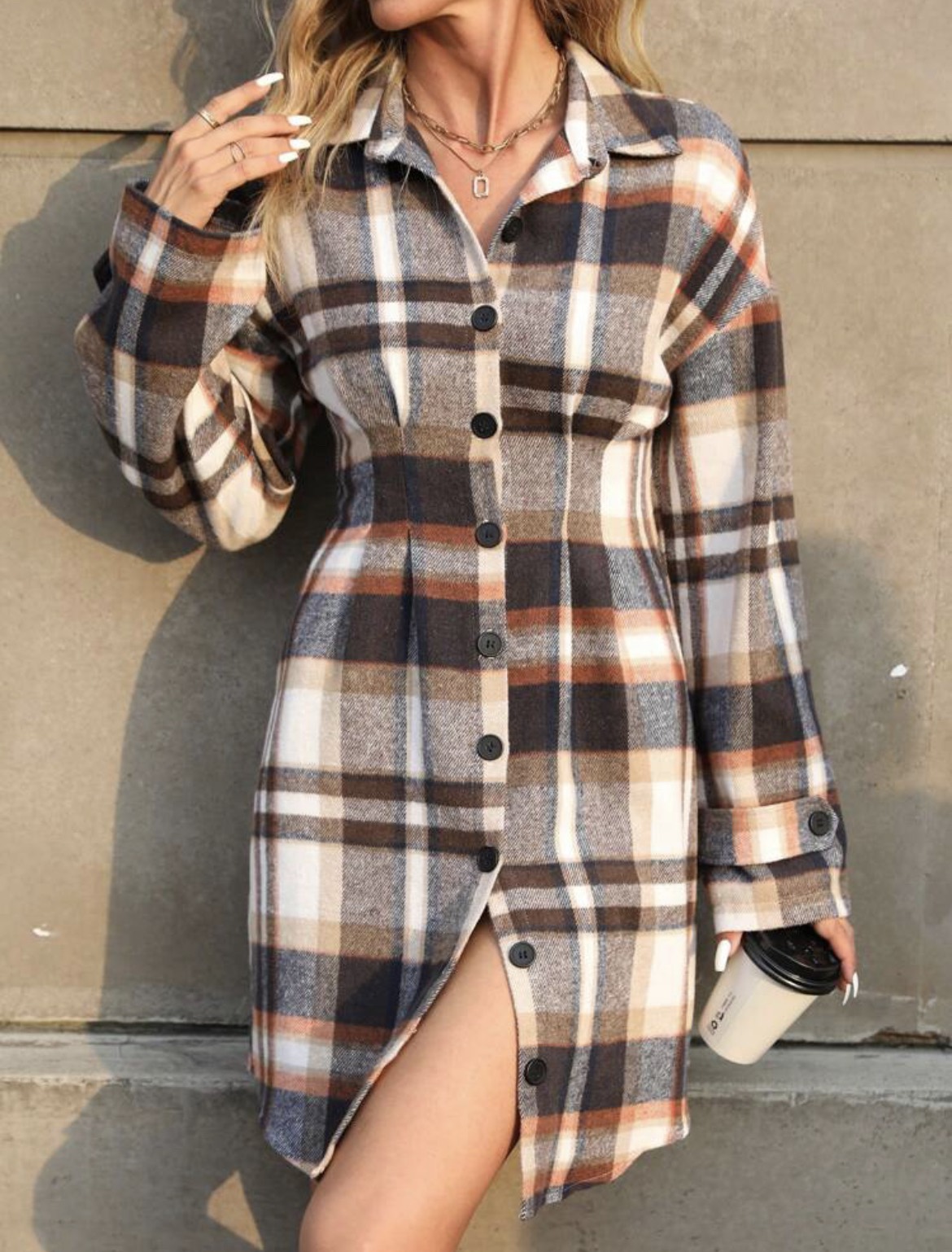 Women Shirt Dress thumbnail