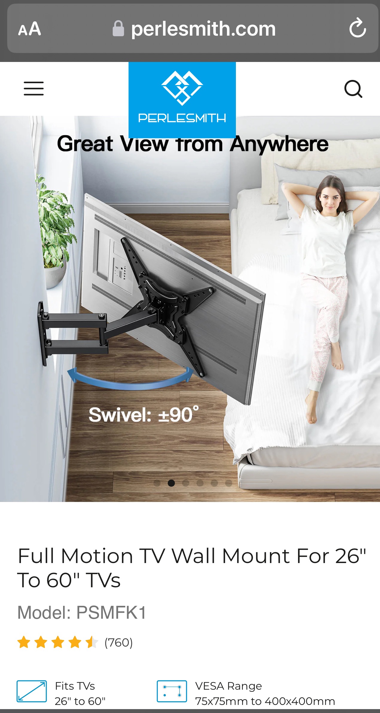 TV mount image indicator(3)