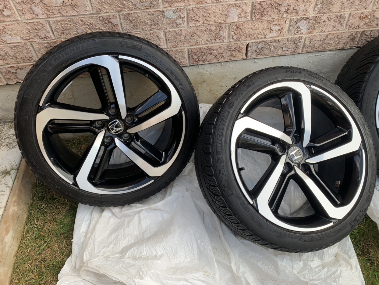 Honda accord 2018 sport winter tires on the original rims - photo 3