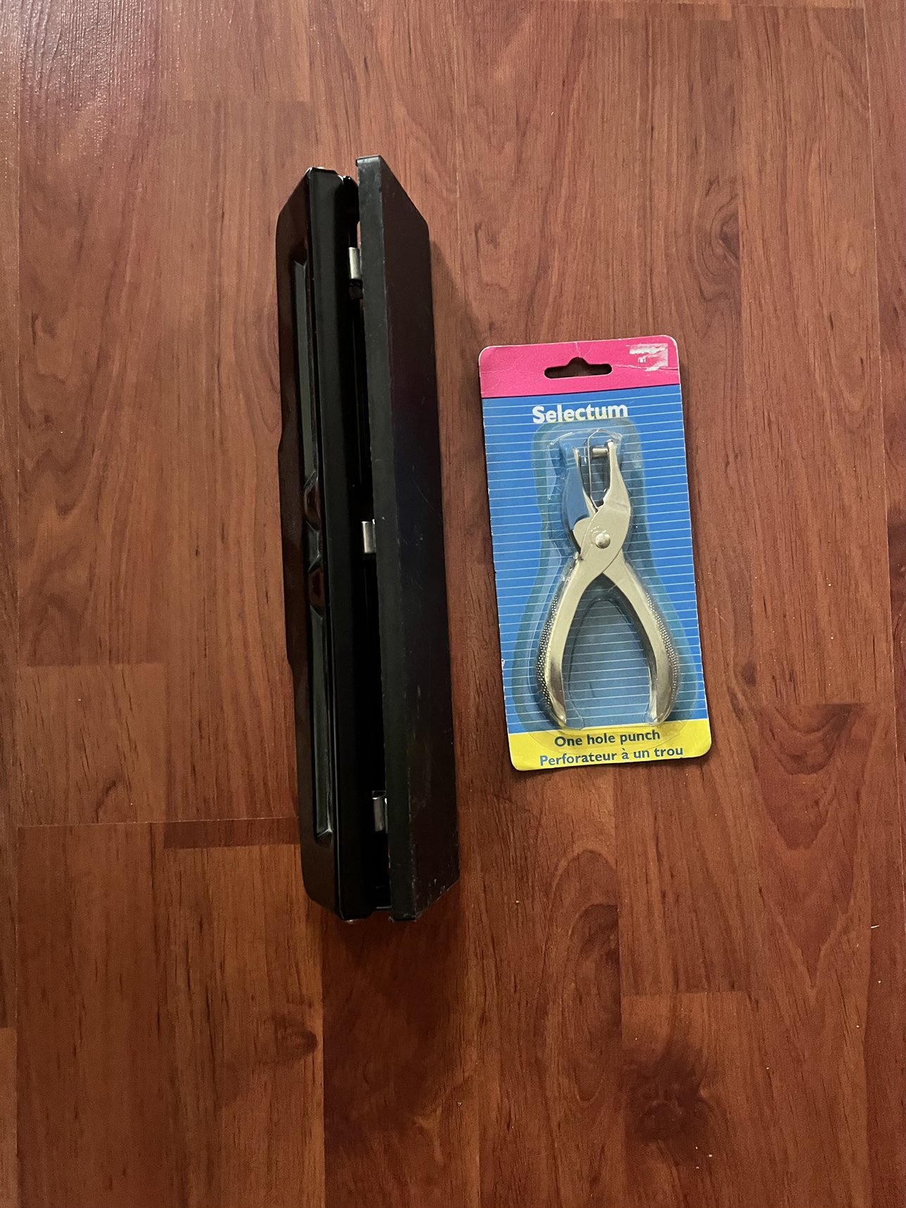 3 hole puncher $13 & single hole puncher $6 or both for $15