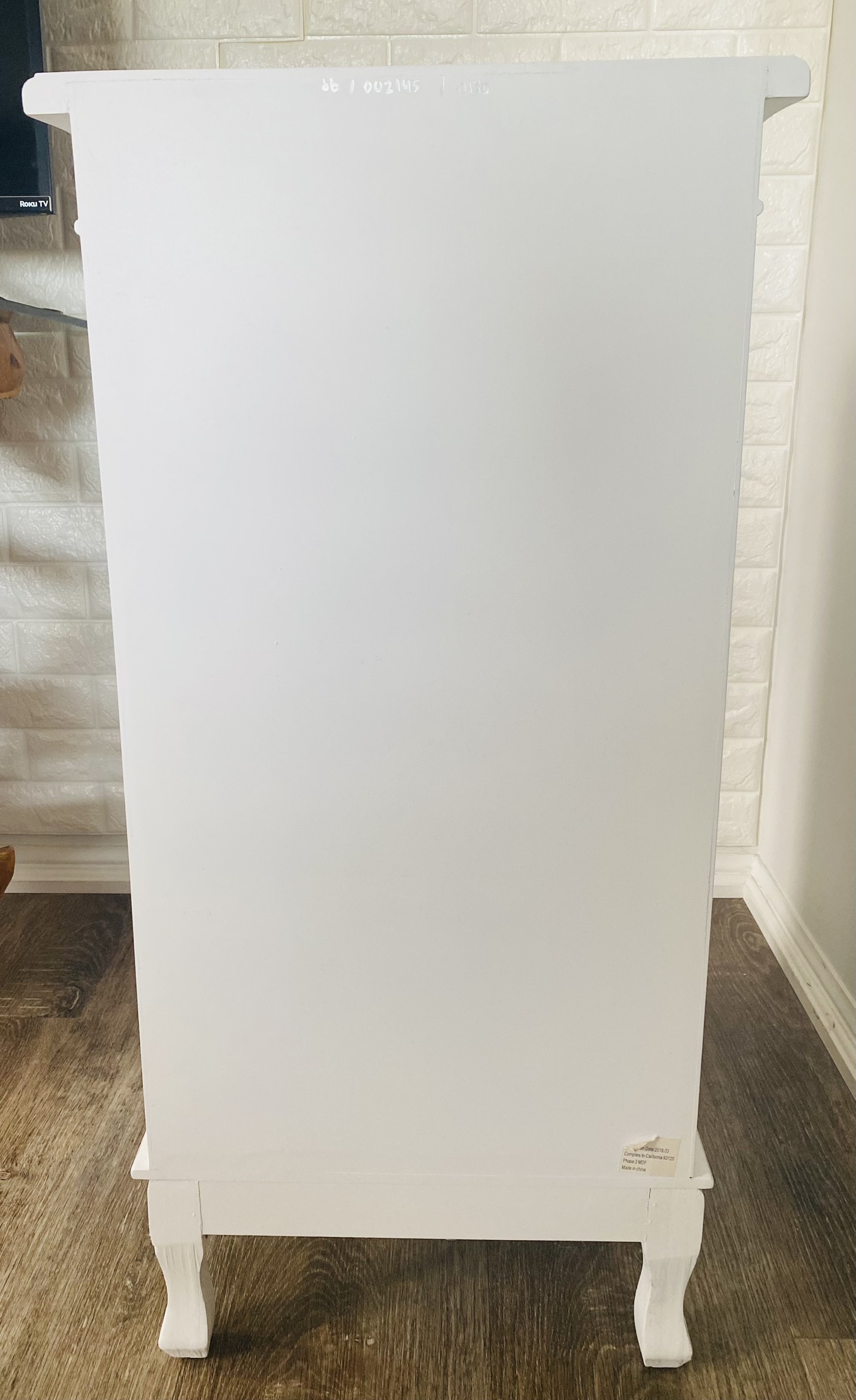 White Cabinet With Charming Glass Door - photo 4
