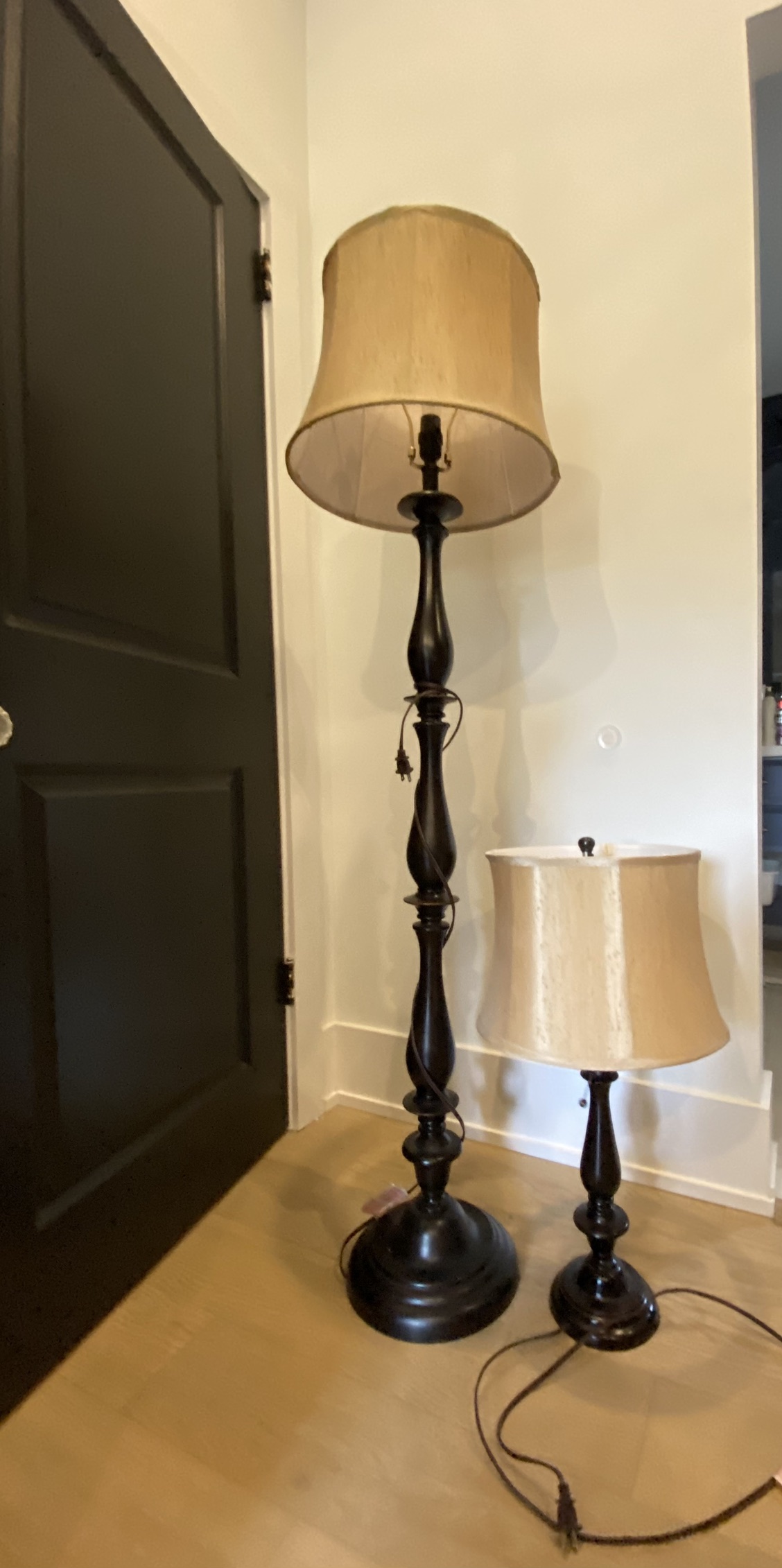 Lamp set - tall and night stand