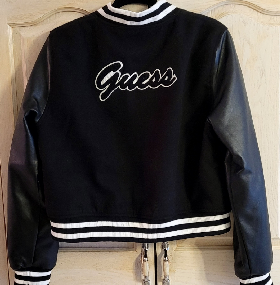 GUESS Women's Varsity Crop Jacket - XL - photo 2