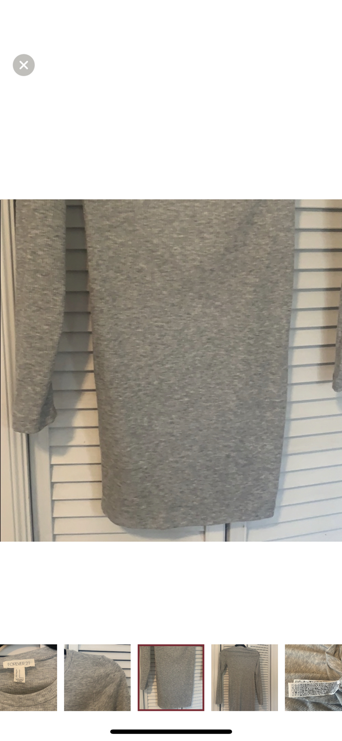 Grey Long sleeve dress image indicator(4)