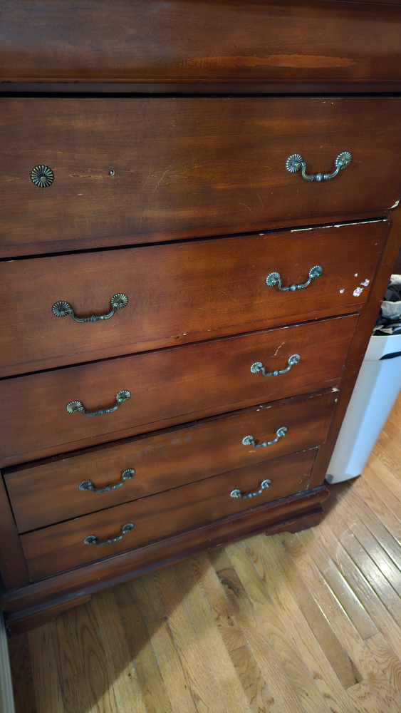 King Size 3 Piece Solid Wood Sleigh Bedroom Set - photo 3
