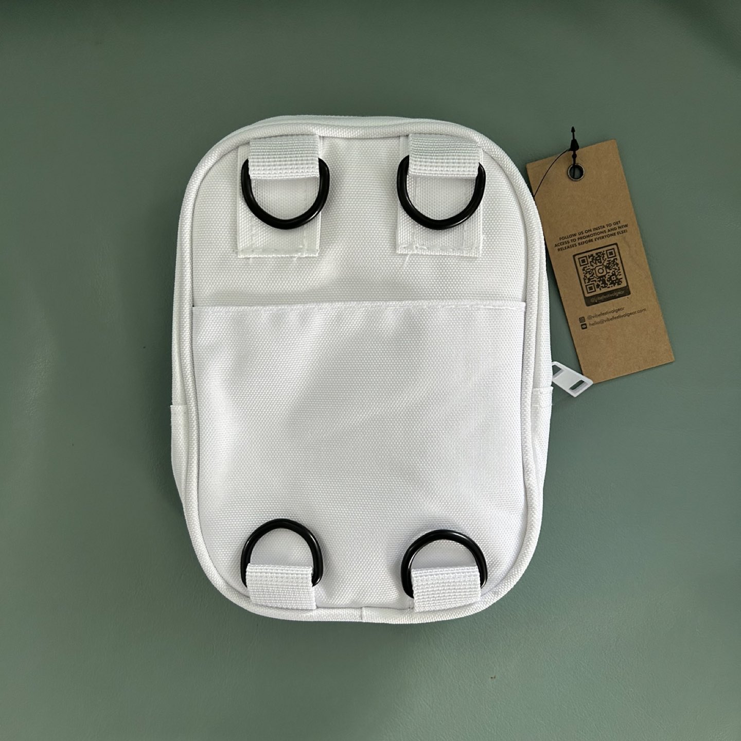 White Crossbody Sling bag NO STRAPS 🦃 - photo 2