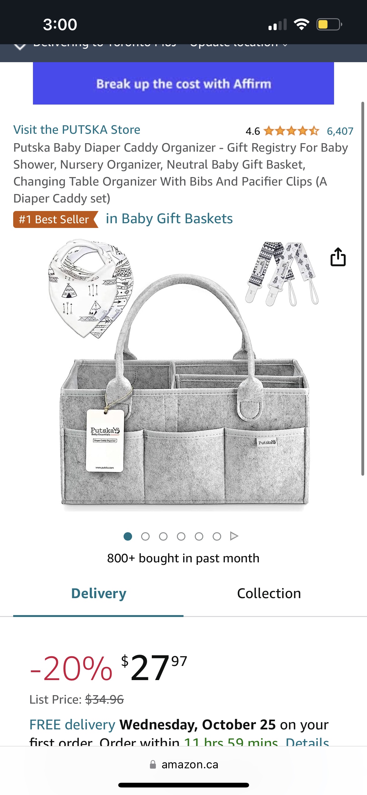 Brand new diaper caddy organizer image indicator(2)