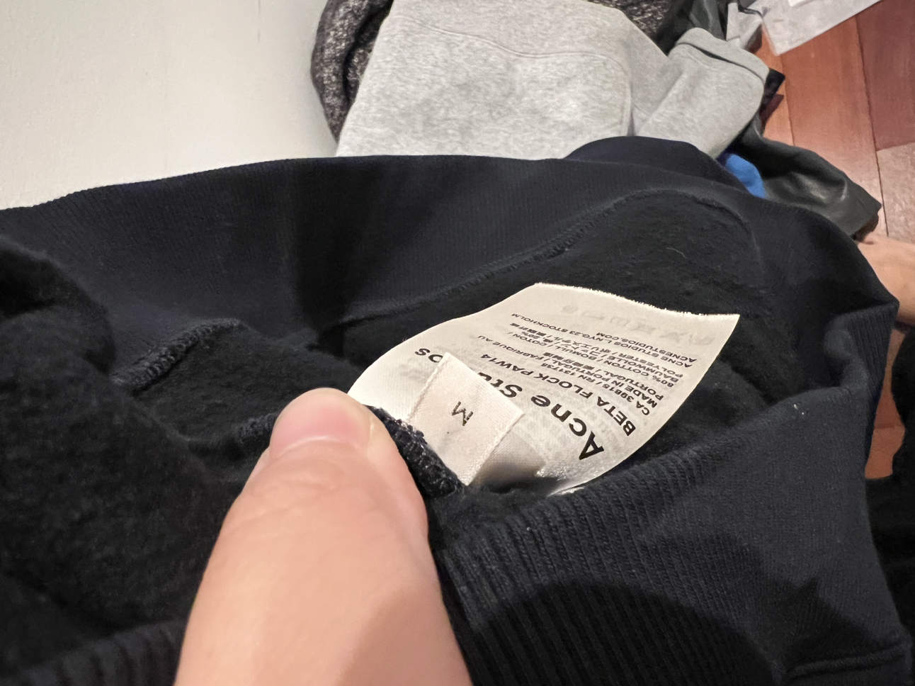 Acne studio oversized sweatshirt - photo 2