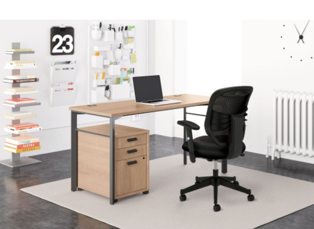 Hon Manage Series Desk Table, 48w X 23.5d X 29.5h, Wheat image indicator(4)