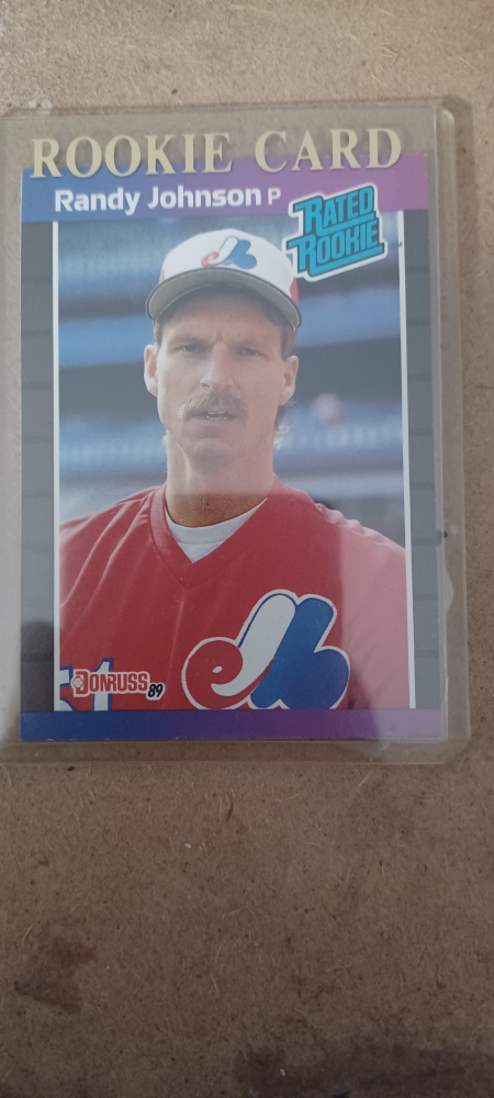 Randy Johnson rare double error card thumbnail