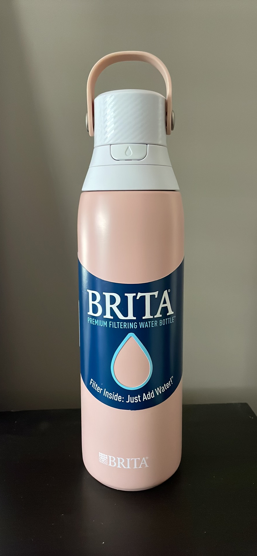 BRITA premium stainless steel filtered water bottle