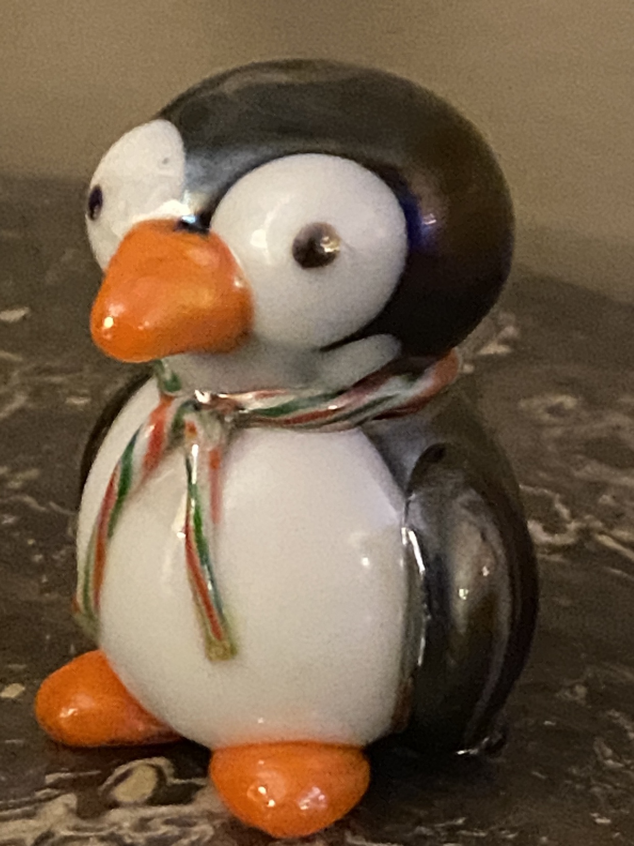 Vintage very cute glass penguin figurine/ firm price image indicator(5)