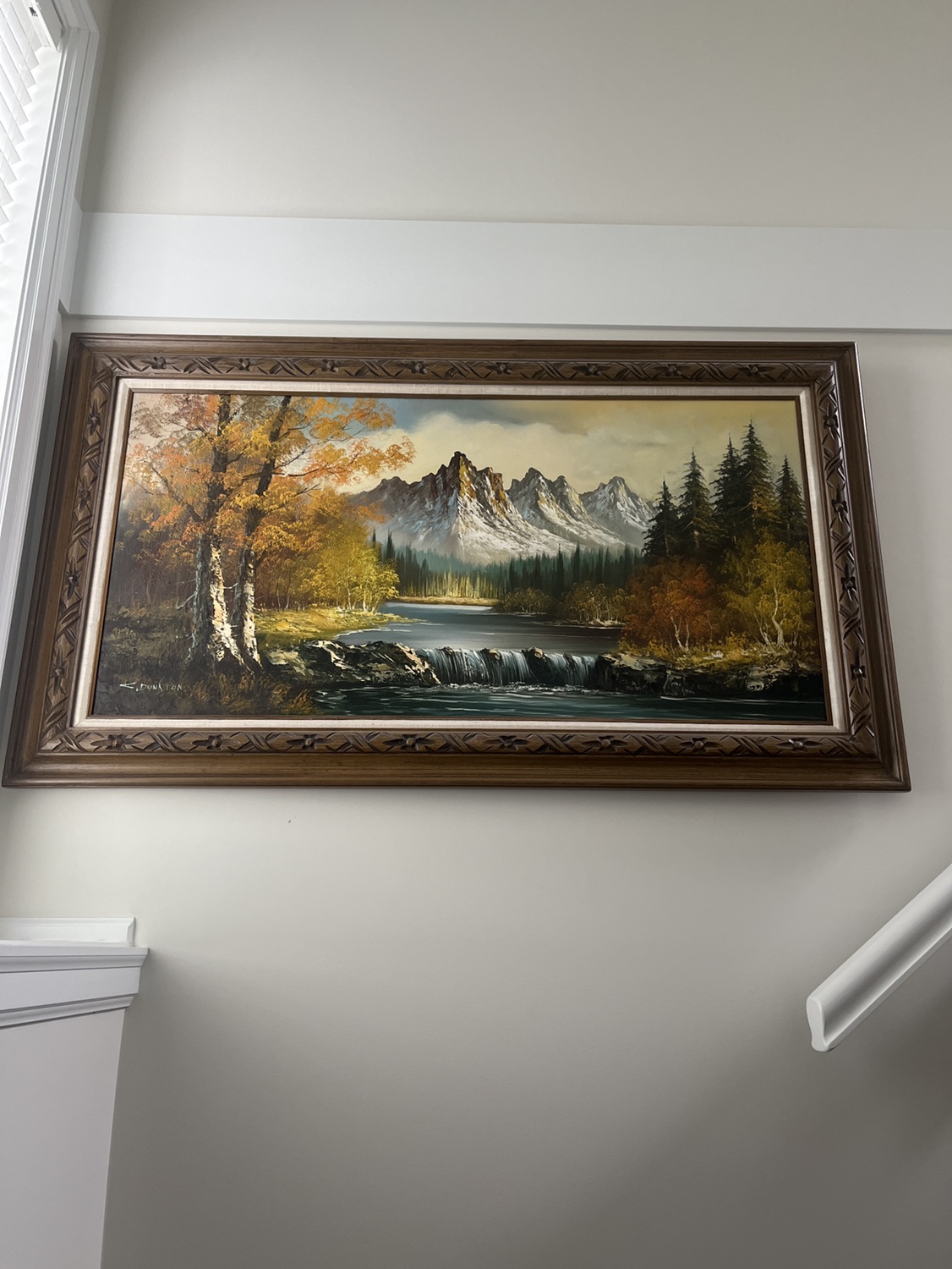 Painting with the frame