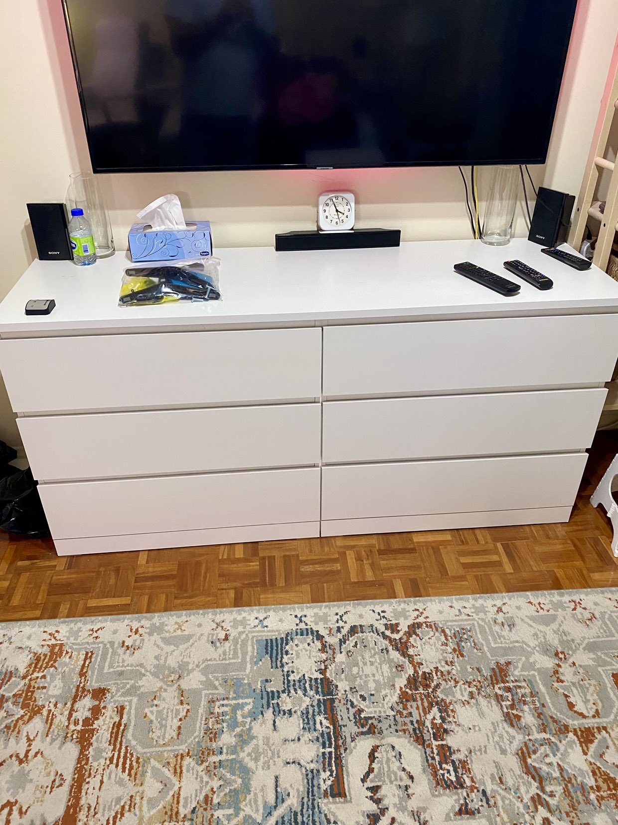 6-drawer dresser (IKEA Malm series) - white