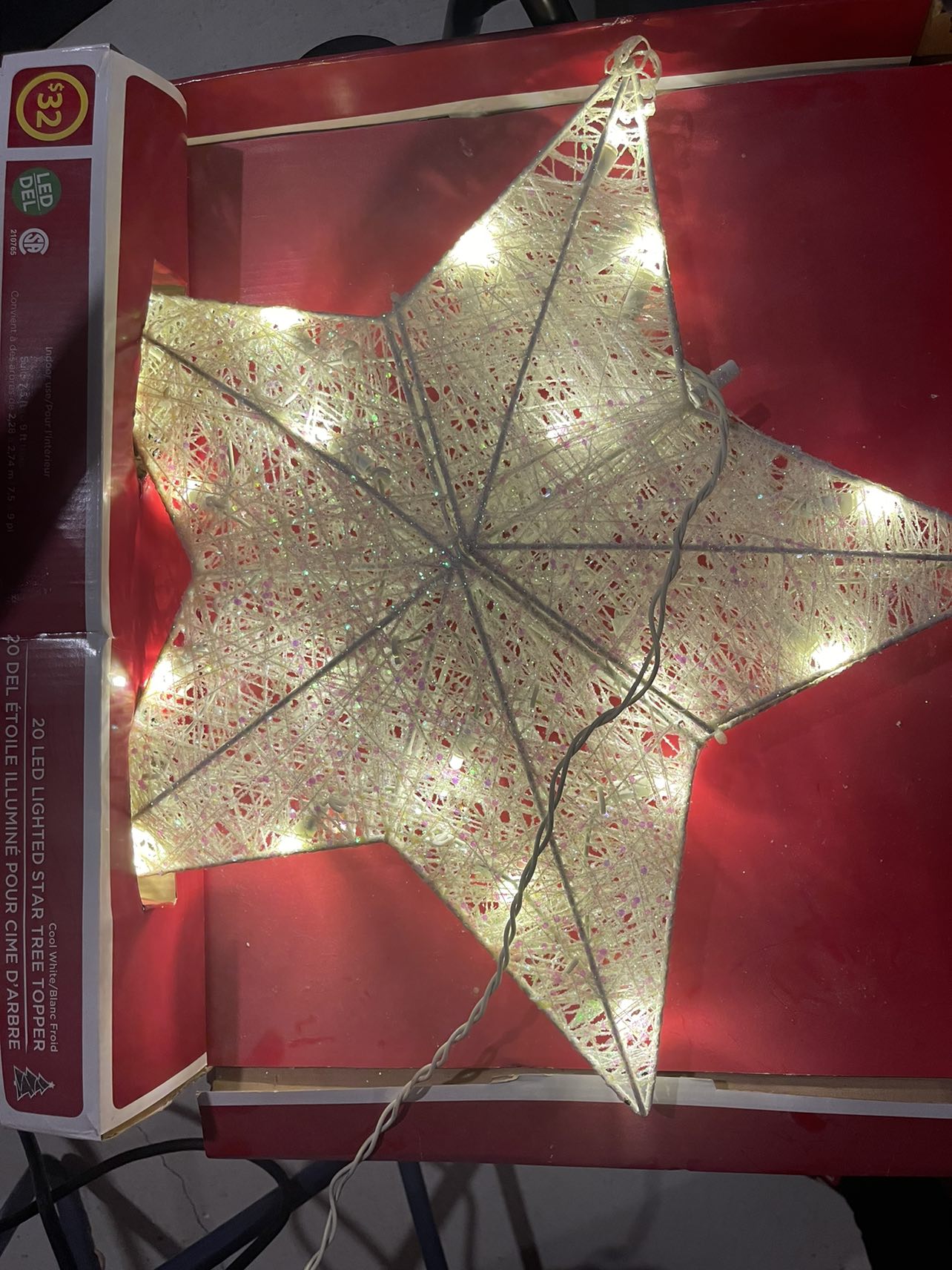 LED Large Christmas Tree Star Topper - photo 2
