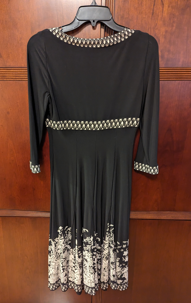 3/4 sleeve high waisted long dress - photo 2