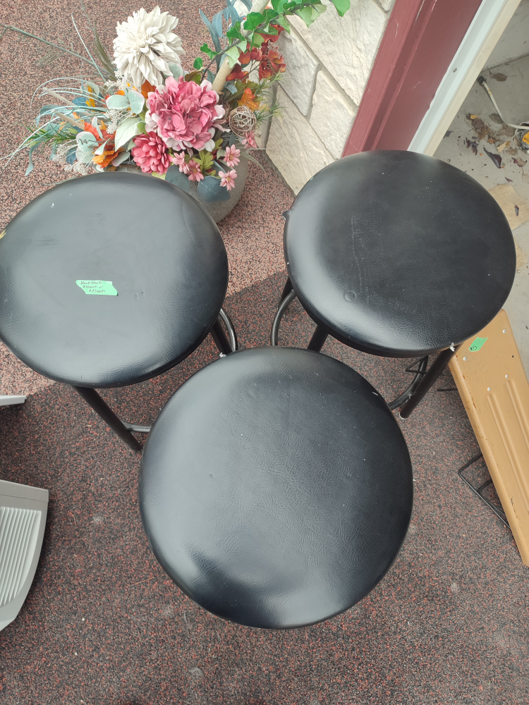 Three Black Stools - photo 2