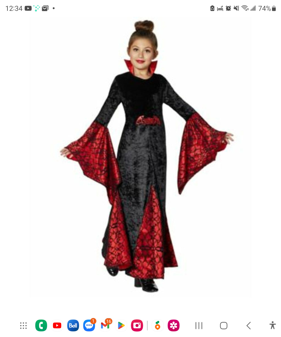 Vamp girl, size 4-6