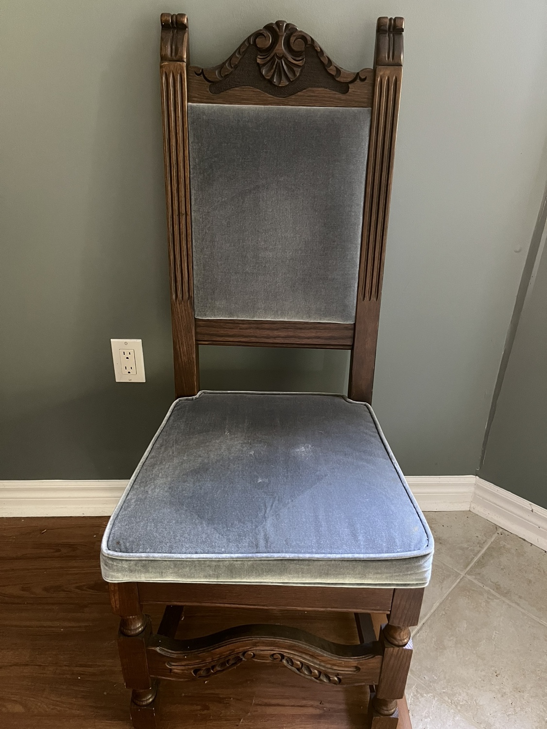 Hardwood dining chairs