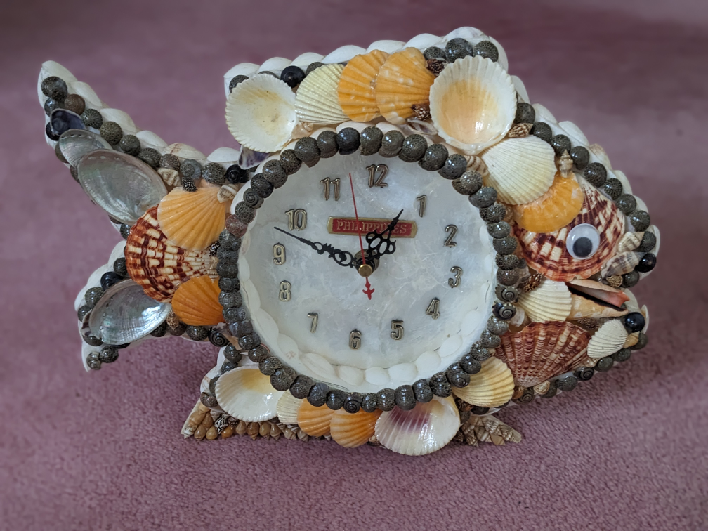 Fish & Shells Clock ❄️❄️❄️